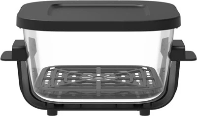 Mechanical Visible Glass Air Fryer